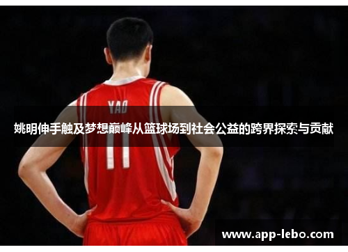 姚明伸手触及梦想巅峰从篮球场到社会公益的跨界探索与贡献